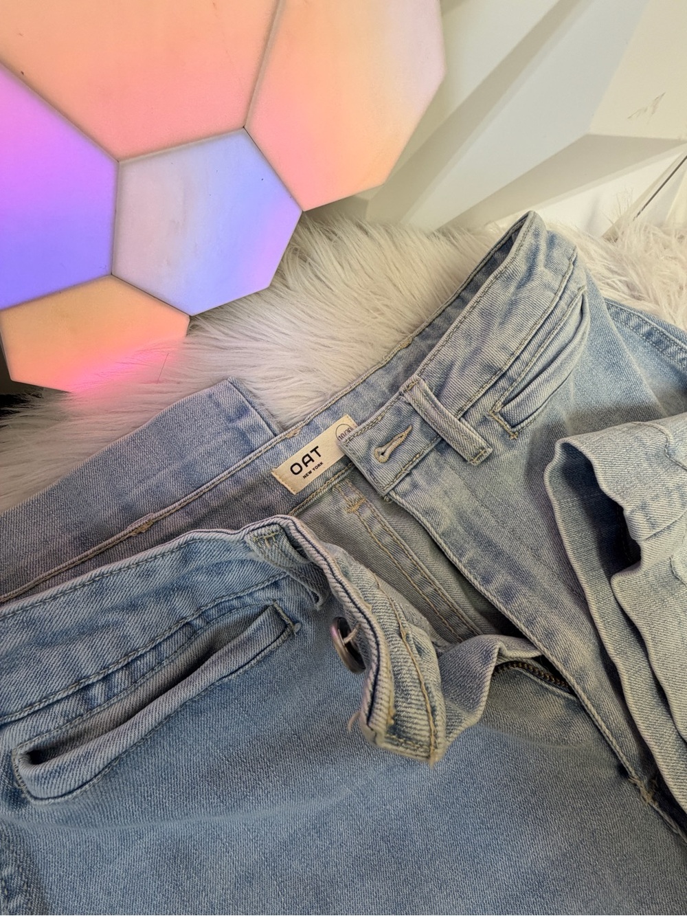 OAT Light Blue Women's Coquette- Casual Denim